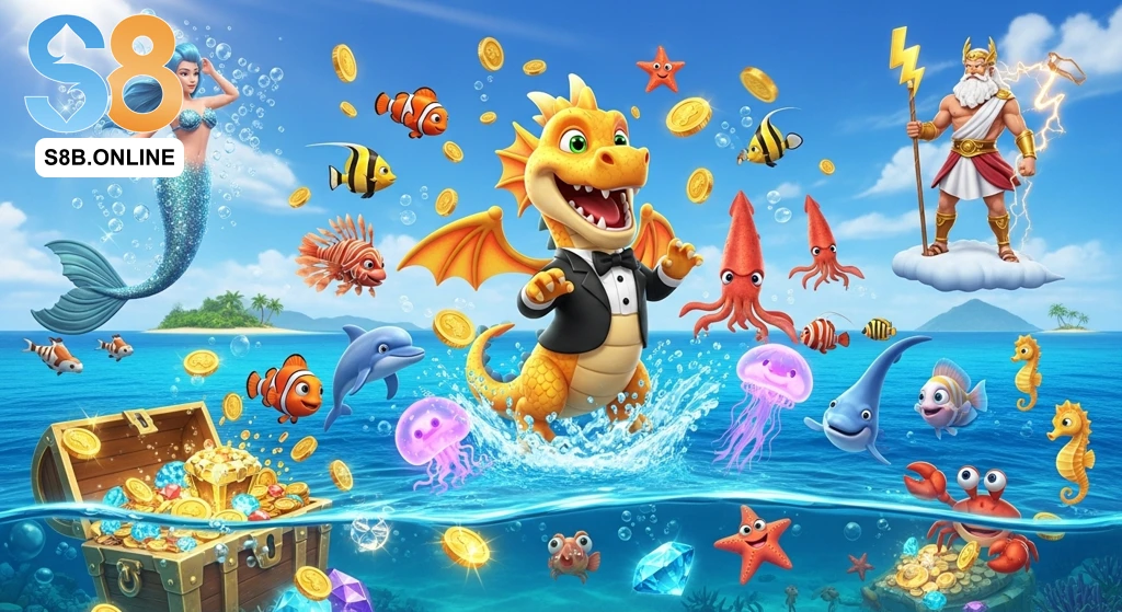 Bắn Cá S8 – Hóa Giấc Mơ Thành Bá Chủ Đại Dương