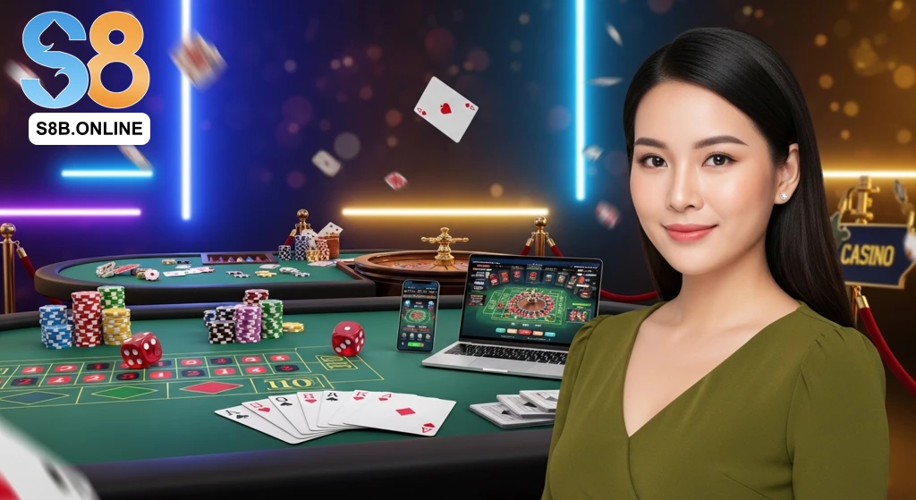 Sảnh Casino online uy tín S8 được ưa chuộng